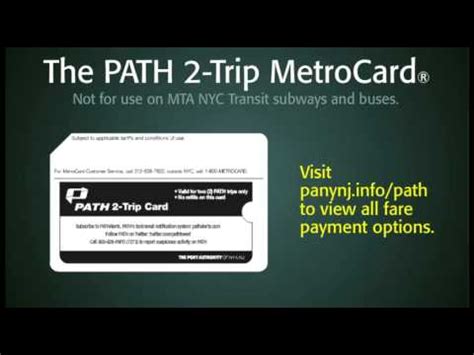 mta path smart card|path 2 trip metrocards.